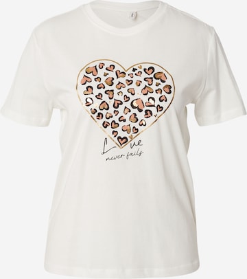 ONLY Футболка 'ONLTanya' в Белый: спереди