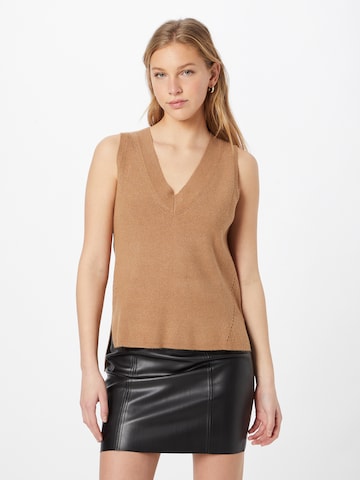 VILA Sweater 'RIL' in Beige: front