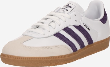 ADIDAS ORIGINALS Низкие кроссовки 'SAMBA' в Белый: спереди