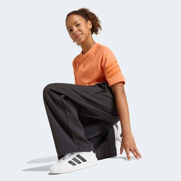 ADIDAS SPORTSWEAR Wide leg Workout Pants in Grey