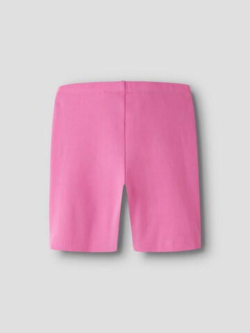 NAME IT Skinny Shorts 'NKFVIVIAN' in Pink