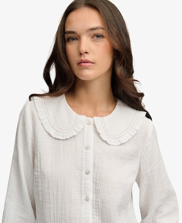 Chemisier Superdry & Co en blanc