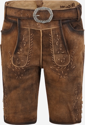 Regular Pantalon folklorique 'Moritz' MARJO en marron : devant