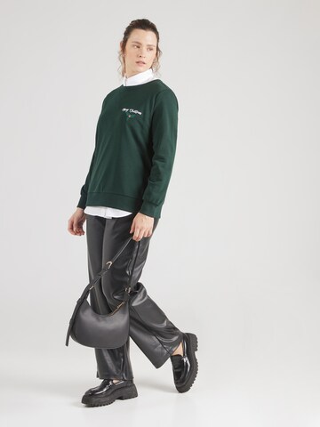 ONLY Carmakoma Sweatshirt 'CARXMAS' in Grün