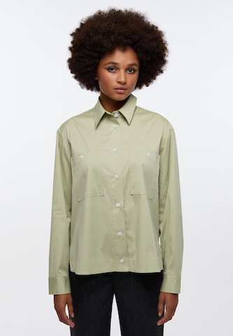 ETERNA Blouse '1863' in Groen: voorkant