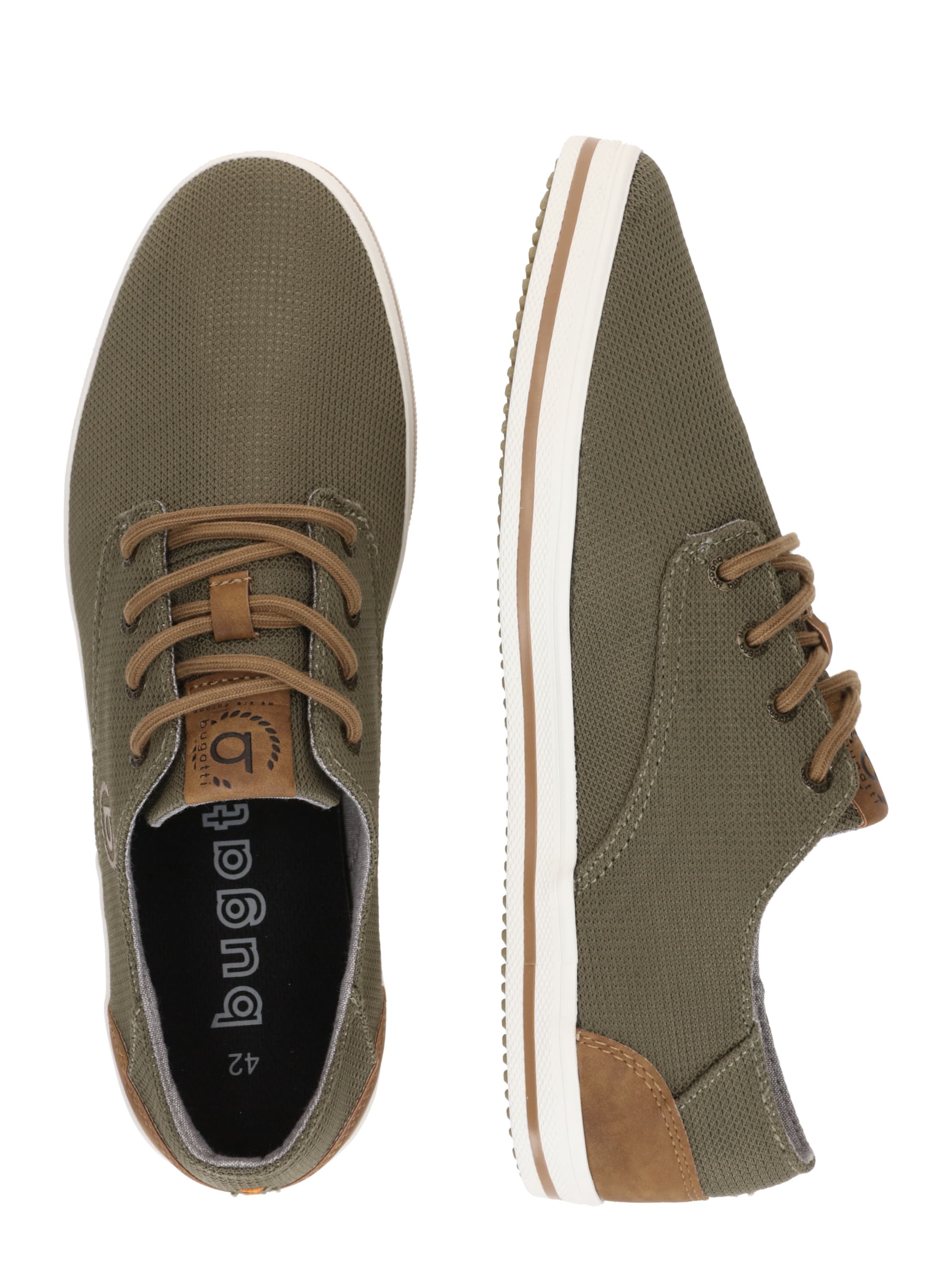 bugatti Rövid szárú sportcipők 'Alfa' - zöld: elől