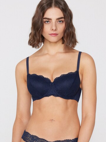 Tezenis Classic Bra 'Prague' in Blue: front