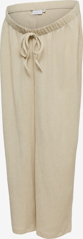 Vero Moda MaternityBaggy Hlače 'VMMLuna' - siva boja: prednji dio