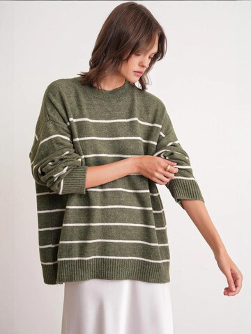 MixRay Kampsun 'Pullover', värv roheline
