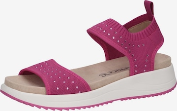 CAPRICE Sandale in Pink: Vorderseite
