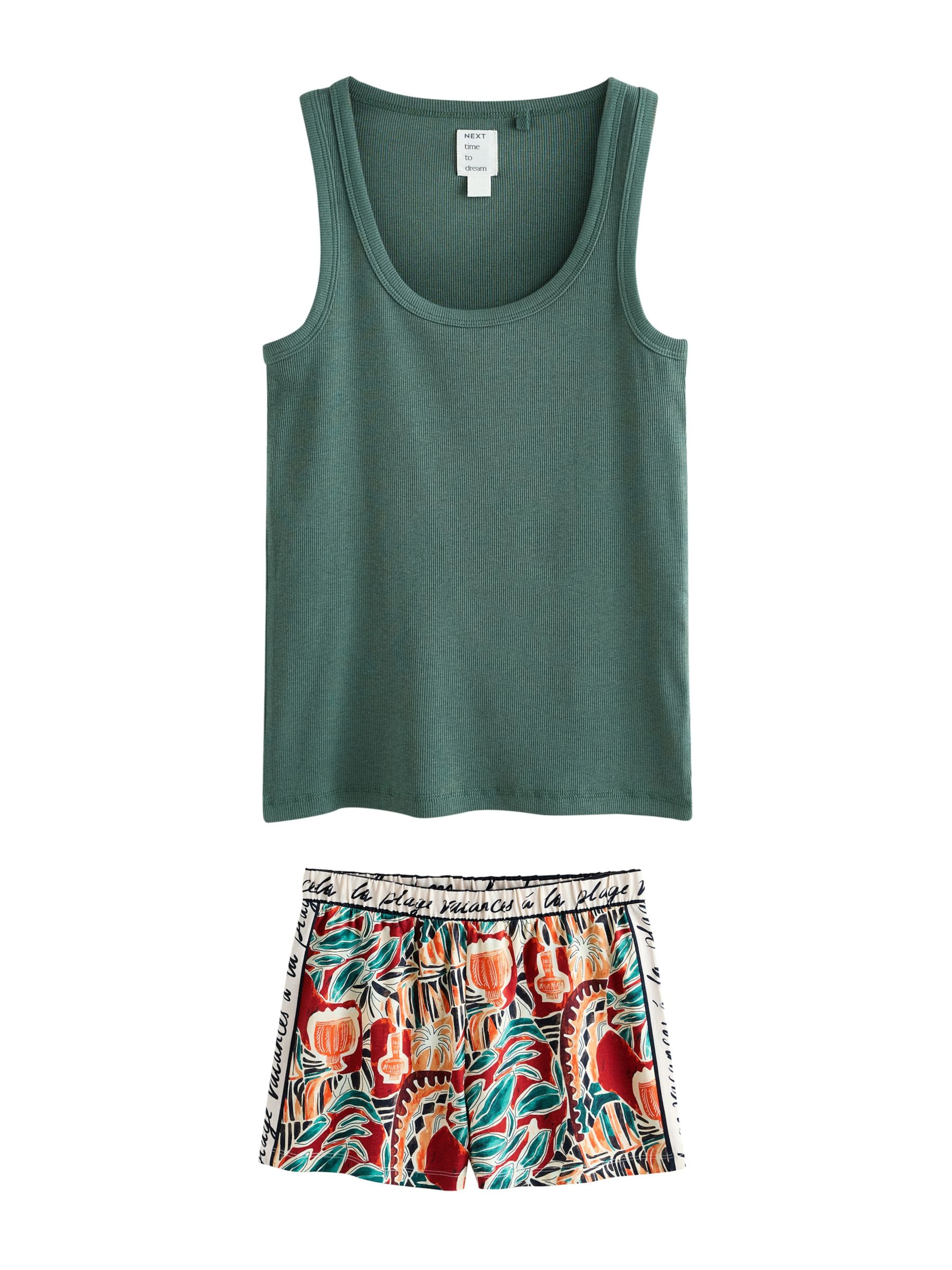 Next Шорти в елхово зелено / пъстро, Преглед на продукта