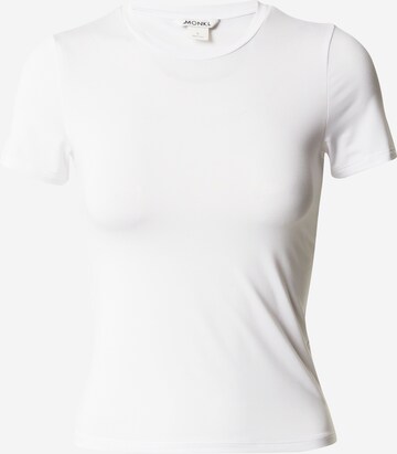 T-shirt Monki en blanc : devant