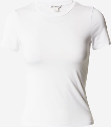 Monki - Camisa em branco: frente