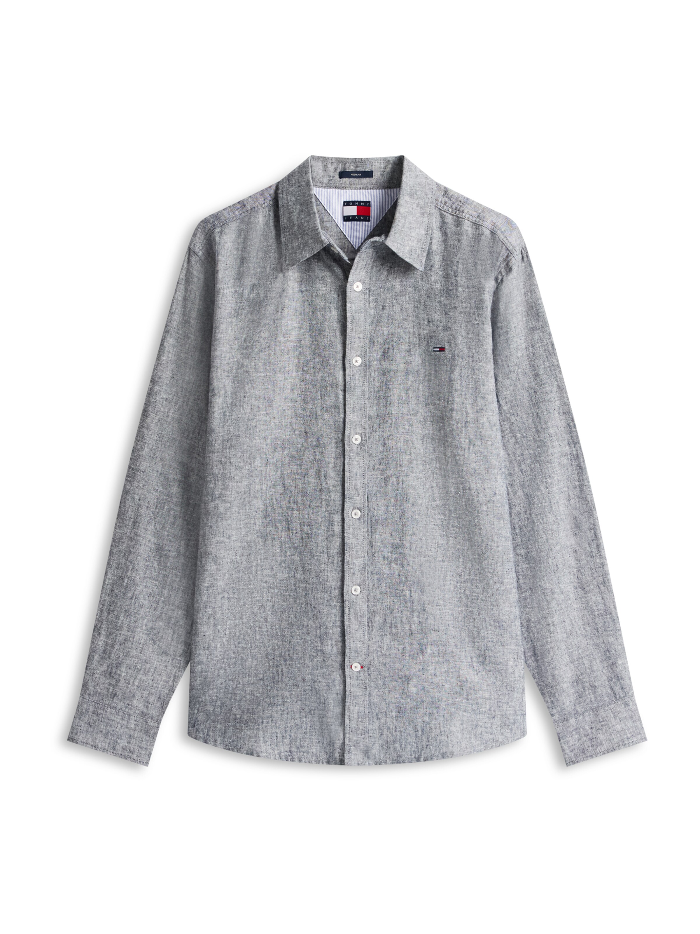 Tommy Jeans Regularny krój Koszula w kolorze niebieski: przód