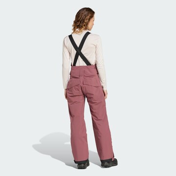 Regular Pantalon outdoor 'Xperior 2L Insulated Bib' ADIDAS TERREX en rouge
