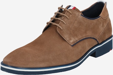 LLOYD Lace-up shoe 'Jersey' in Brown: front