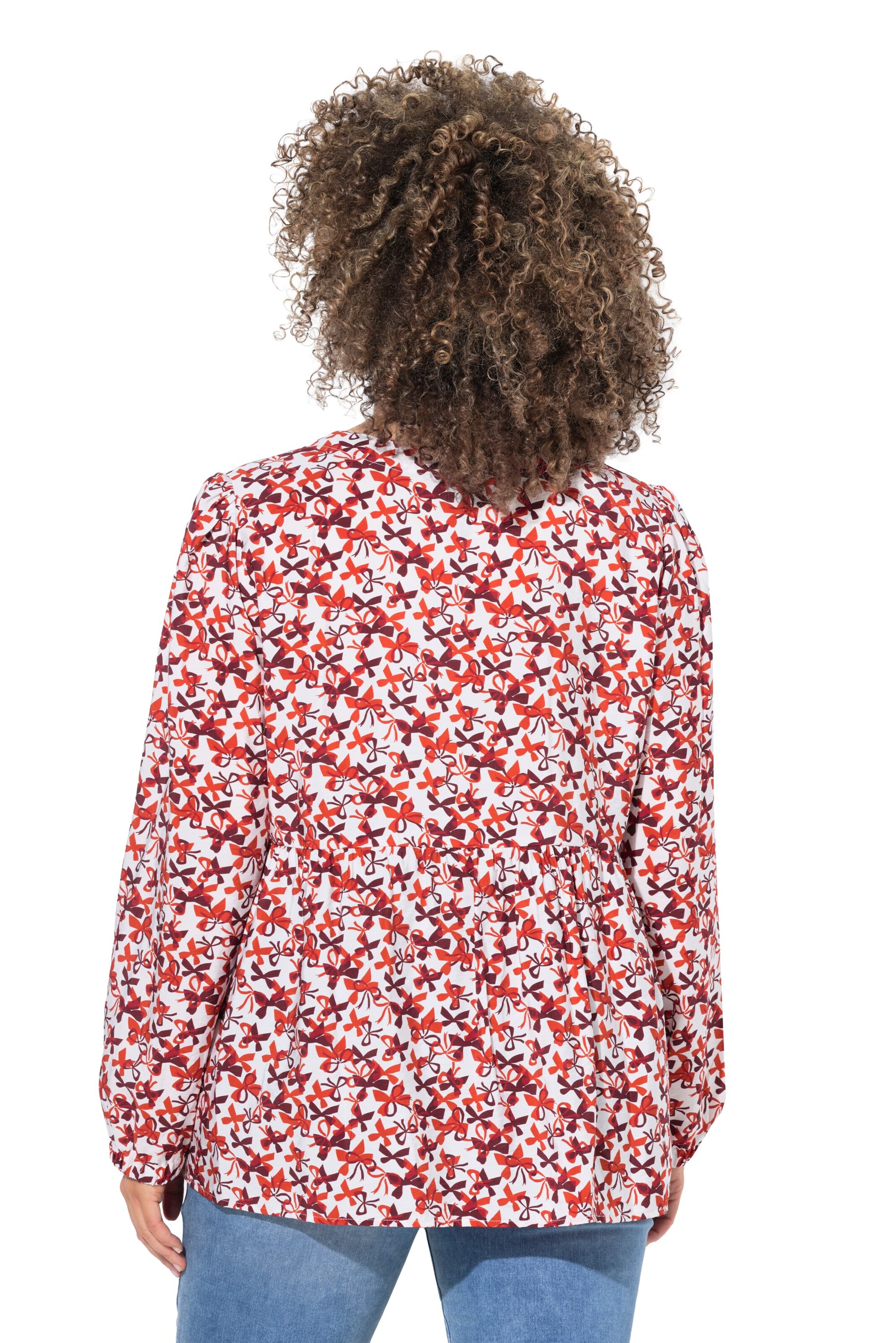 Chemisier Ulla Popken en rouge