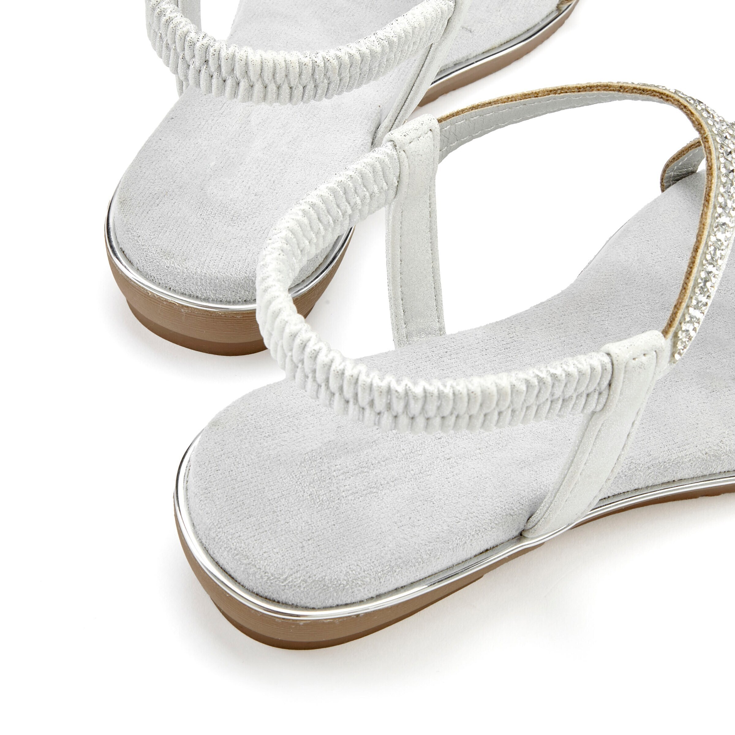 VIVANCESandale s remenčićima - srebro boja