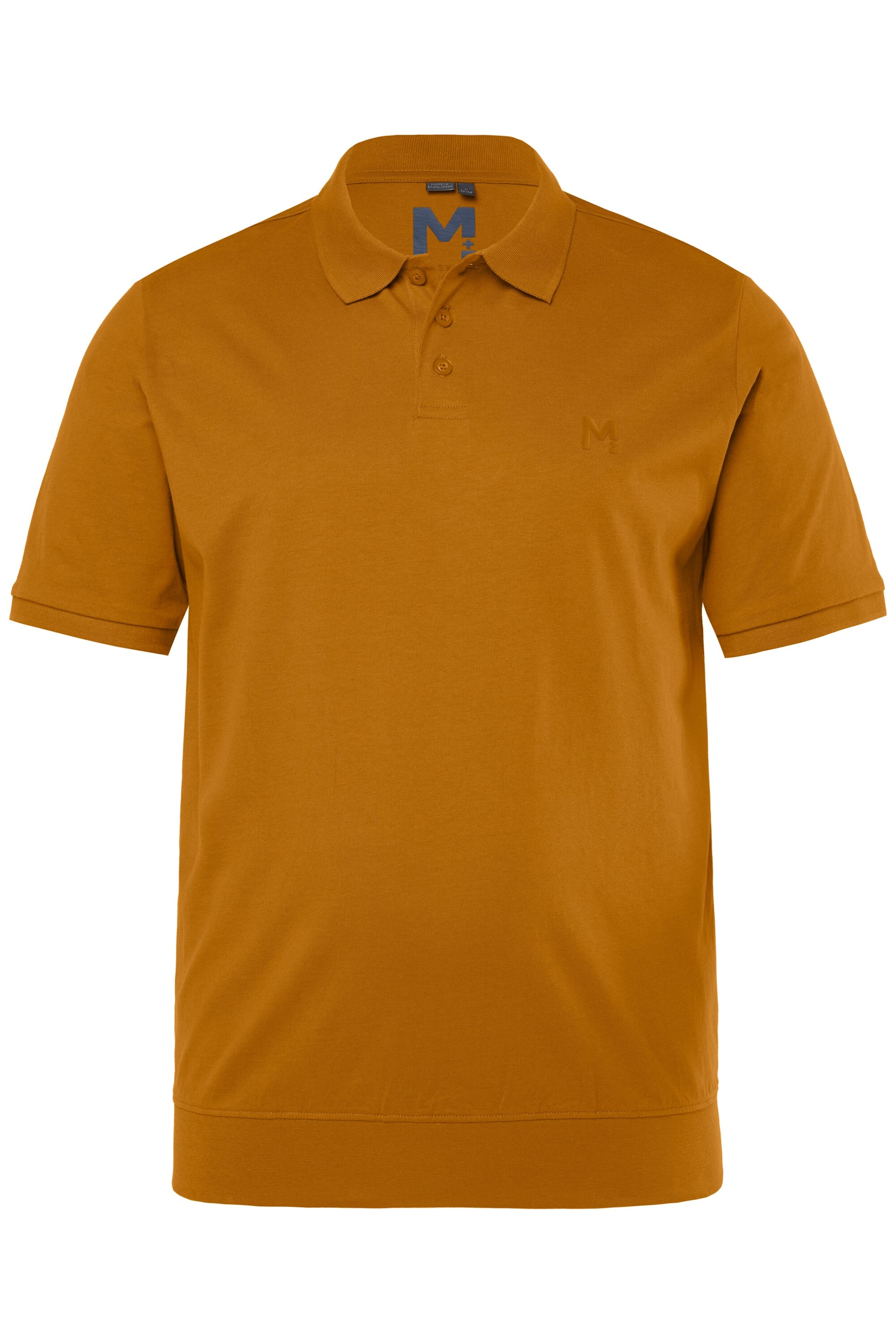 Men Plus Shirt in Bruin: voorkant