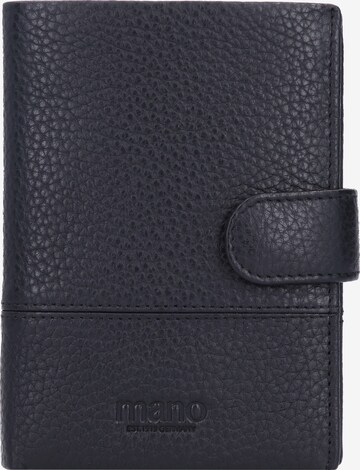 mano Wallet ' Don Tommas ' in Black: front