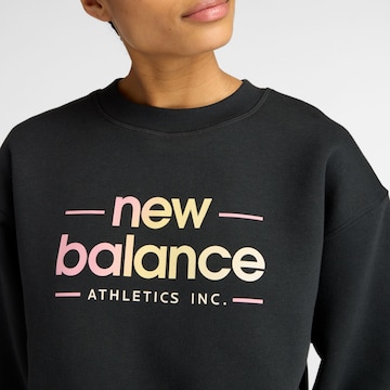 new balance Sweatshirt in Zwart