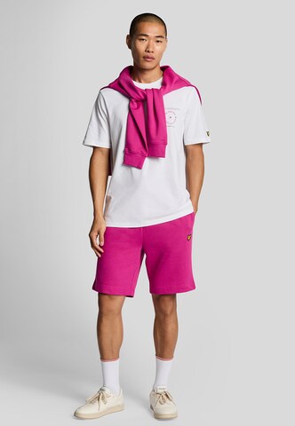T-Shirt 'Lyle Athletic' Lyle & Scott en blanc