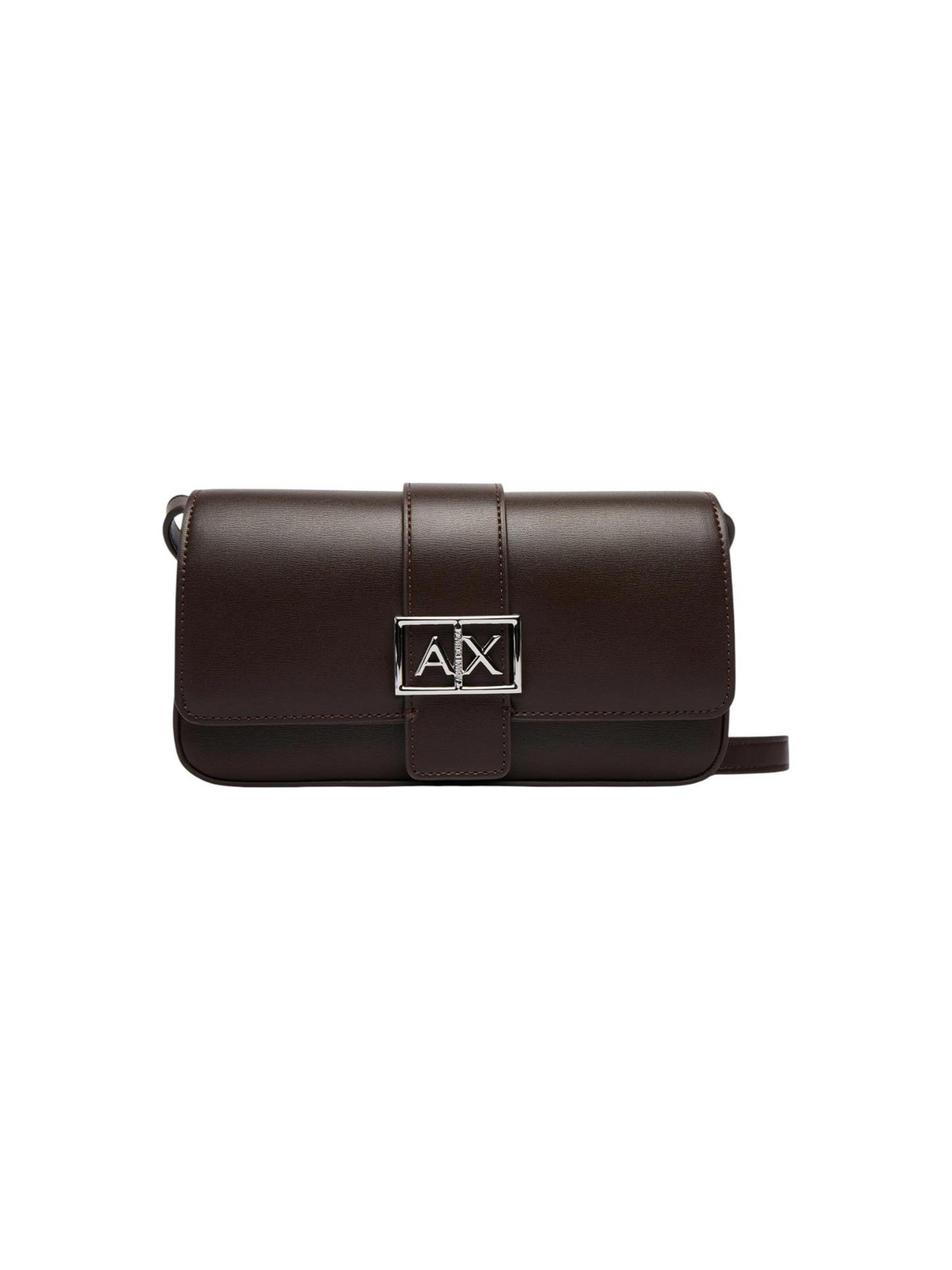ARMANI EXCHANGE - Bolso de hombro 'XW002567 AF12039' en marrón: frente