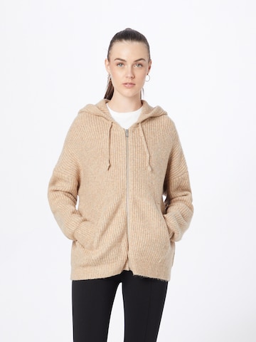 ABOUT YOU Knit Cardigan 'Jolin' in Beige: front