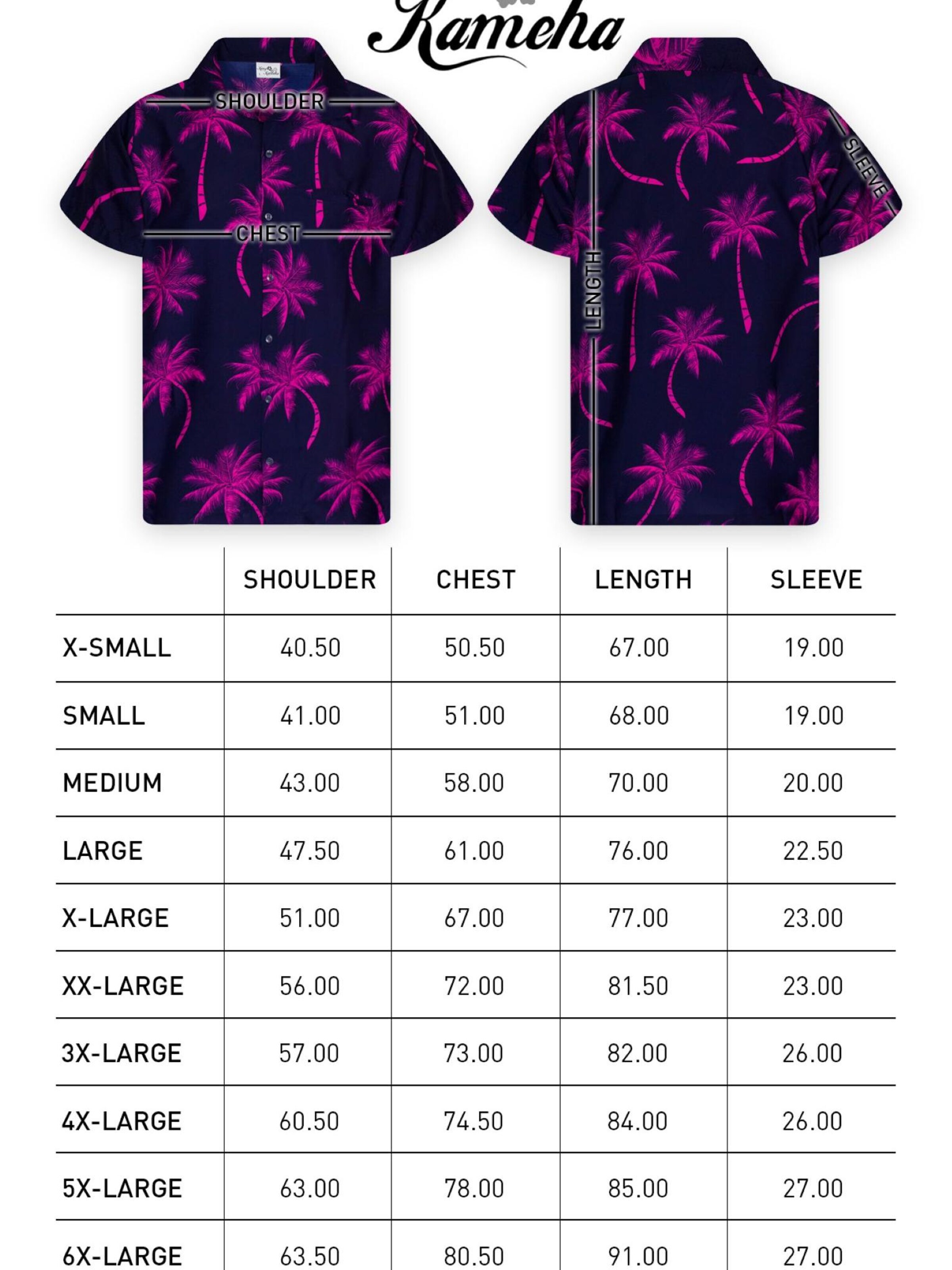 King Kameha Shirt 'Palmshadow' in Blau