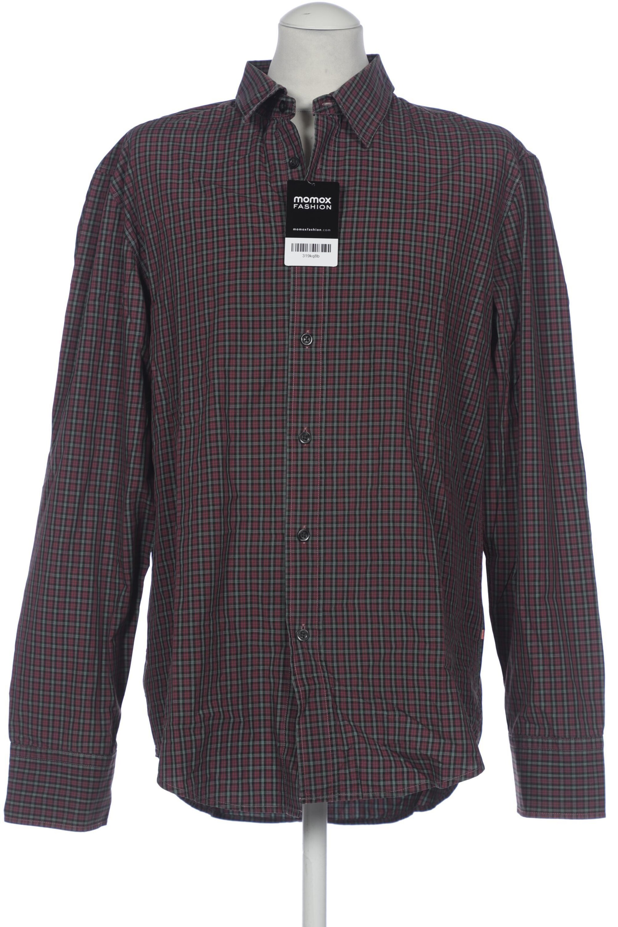 BOSS Button Up Shirt in XL in Pink: front