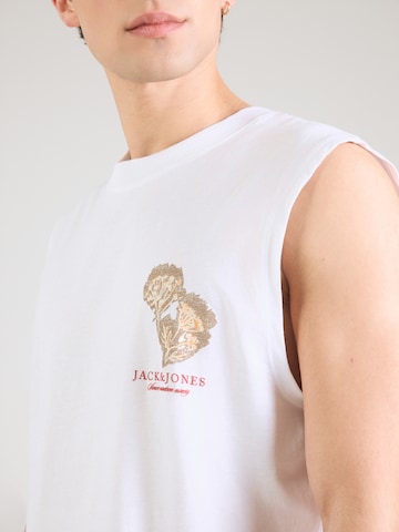 JACK & JONES Tričko 'JORMONTAUK' - Biela