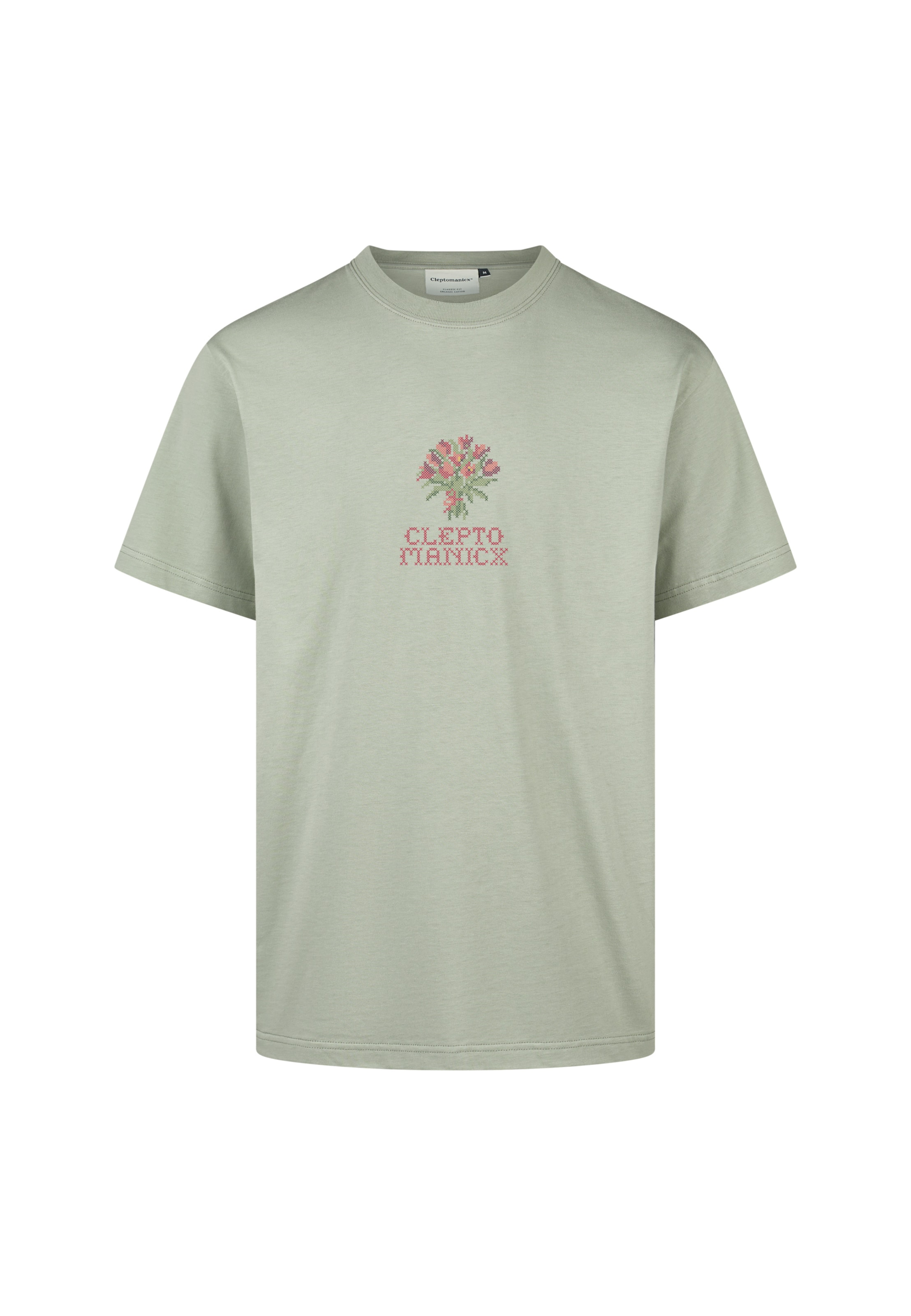 Cleptomanicx T-Shirt in Grün: Vorderseite