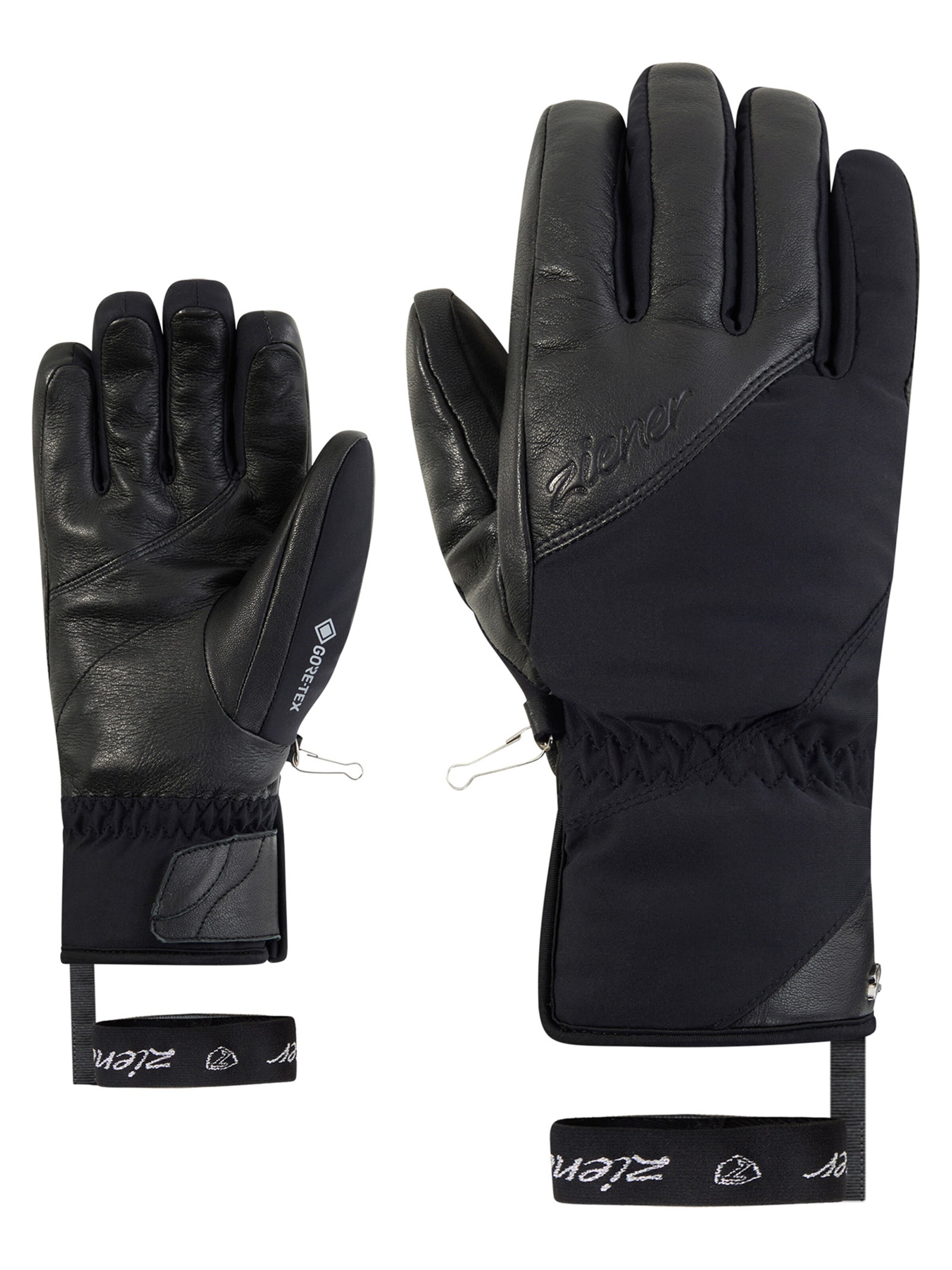 ZIENER Sporthandschuhe 'KLISY-Z GTX PR' in Schwarz: Vorderseite