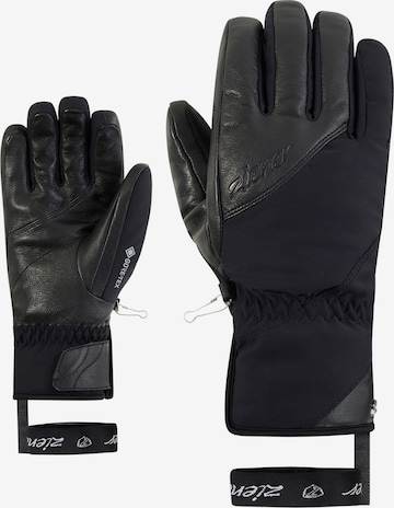 ZIENER Sporthandschuhe 'KLISY-Z GTX PR' in Schwarz: Vorderseite
