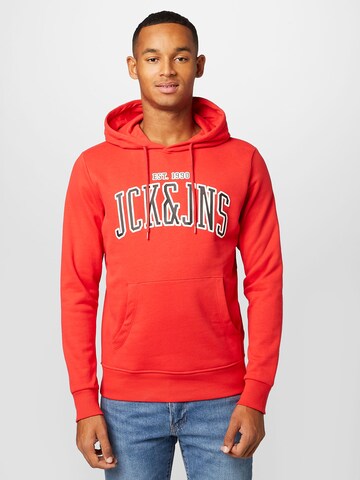JACK & JONES Sweatshirt 'CEMB' in Red: front
