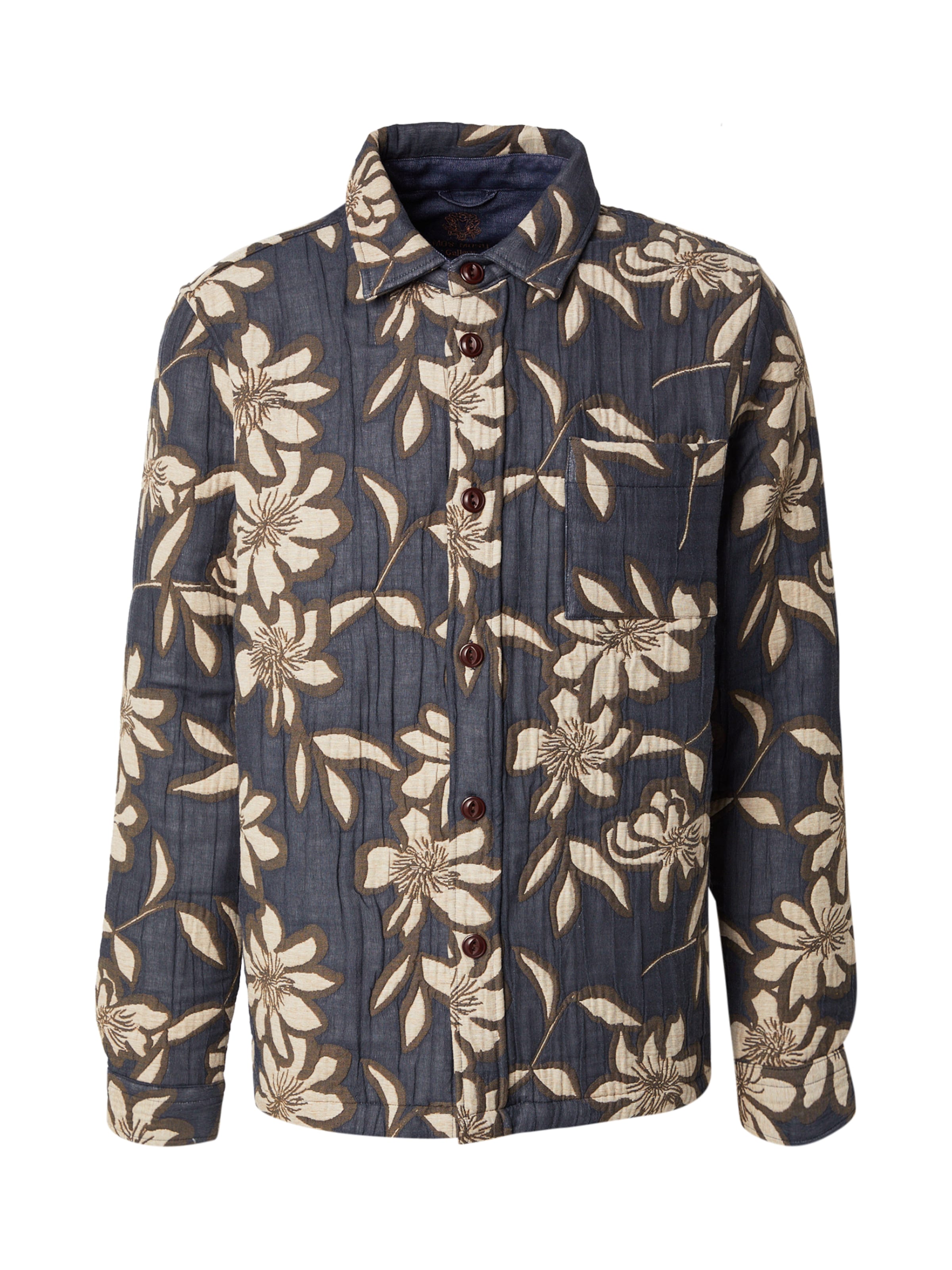 MOS MOSH Regular fit Button Up Shirt 'MMGDavid Gallia' in Blue: front