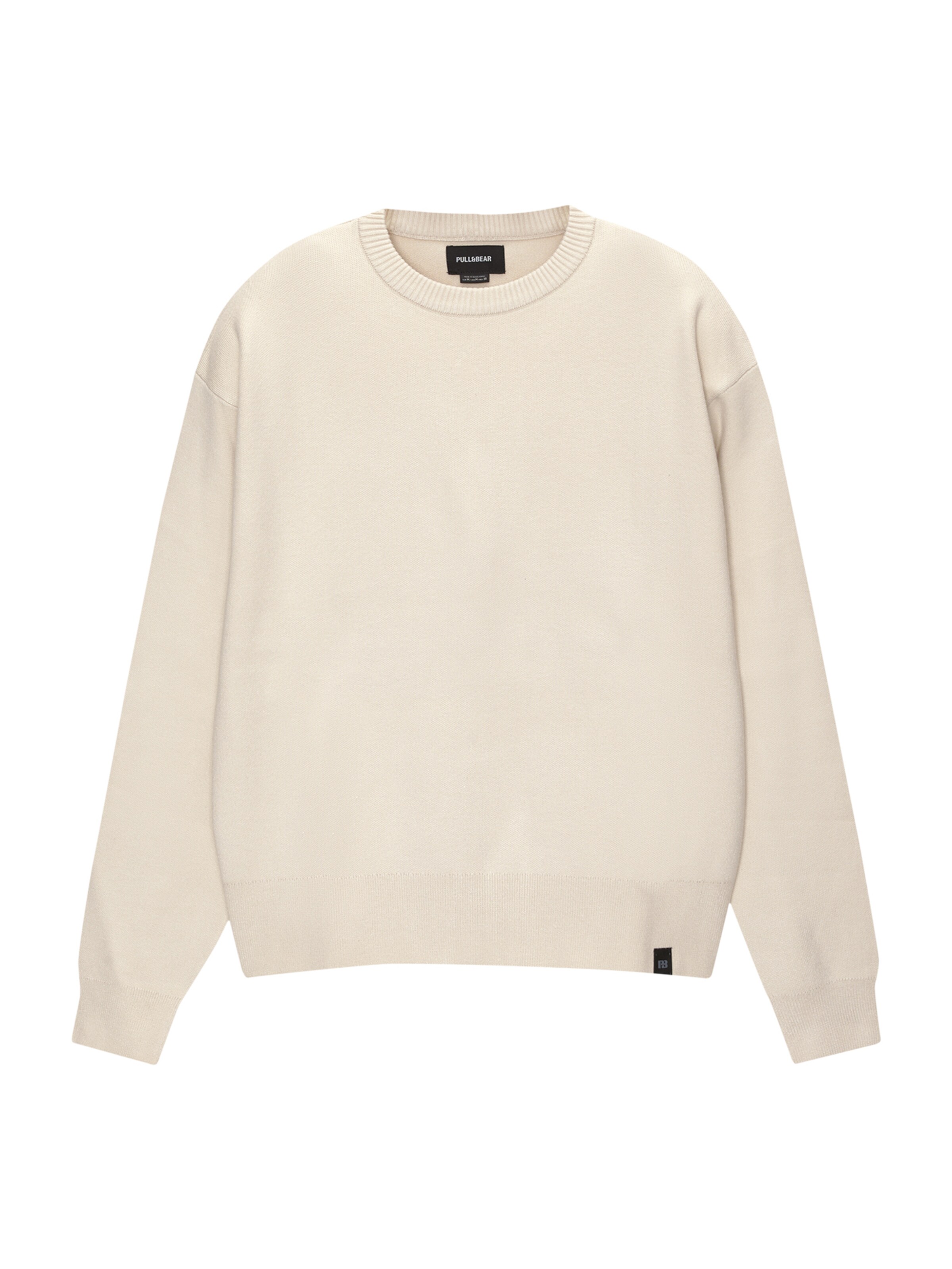 Pull&Bear Neulepaita värissä valkoinen: etupuoli