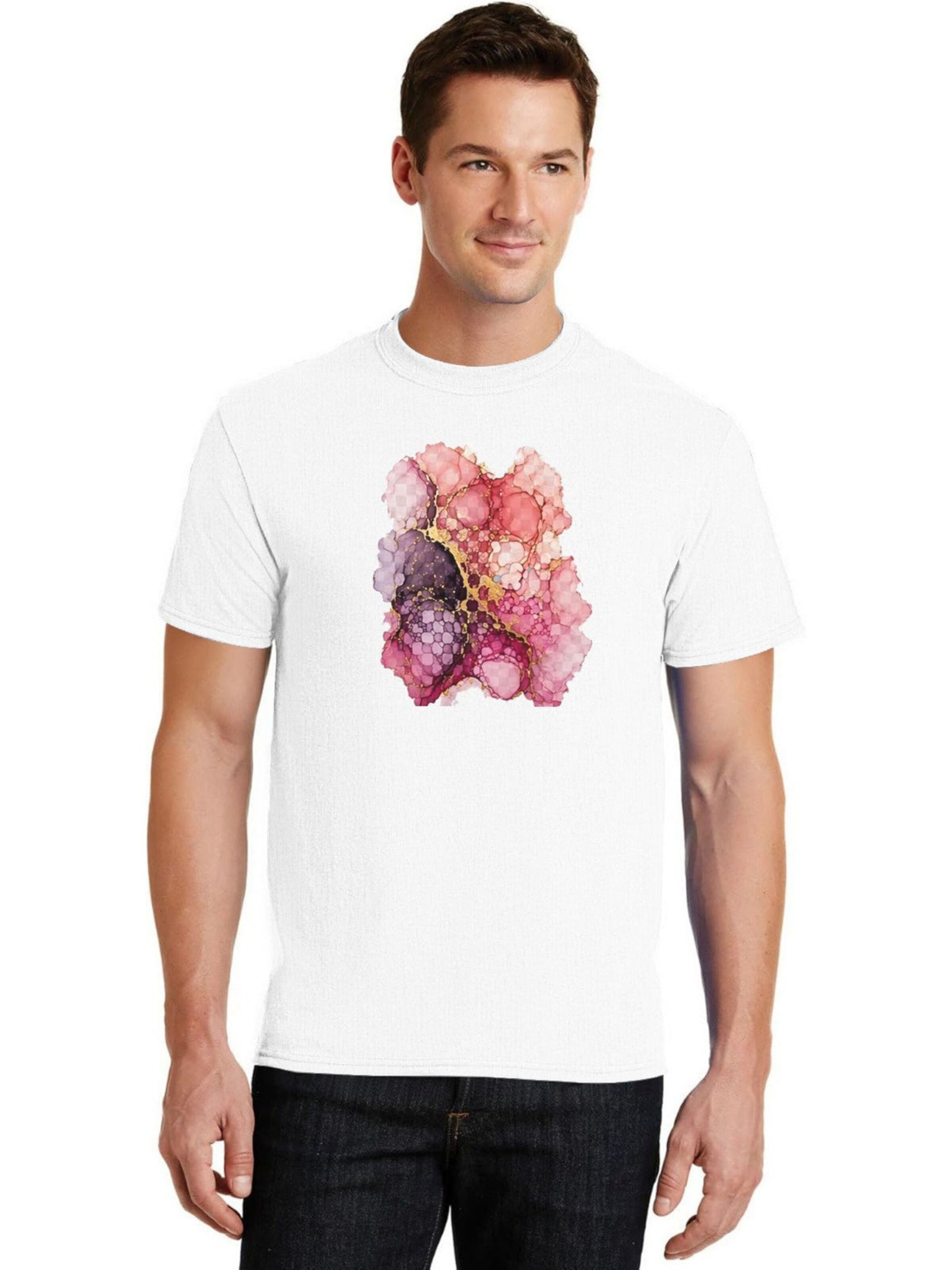 HUSKSWARE Shirt 'Grafik'‌‌‌‌‌‌‌‌ in Weiß: Vorderseite