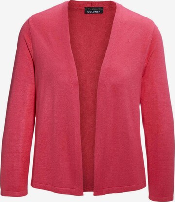 Goldner Knit Cardigan in Pink: front