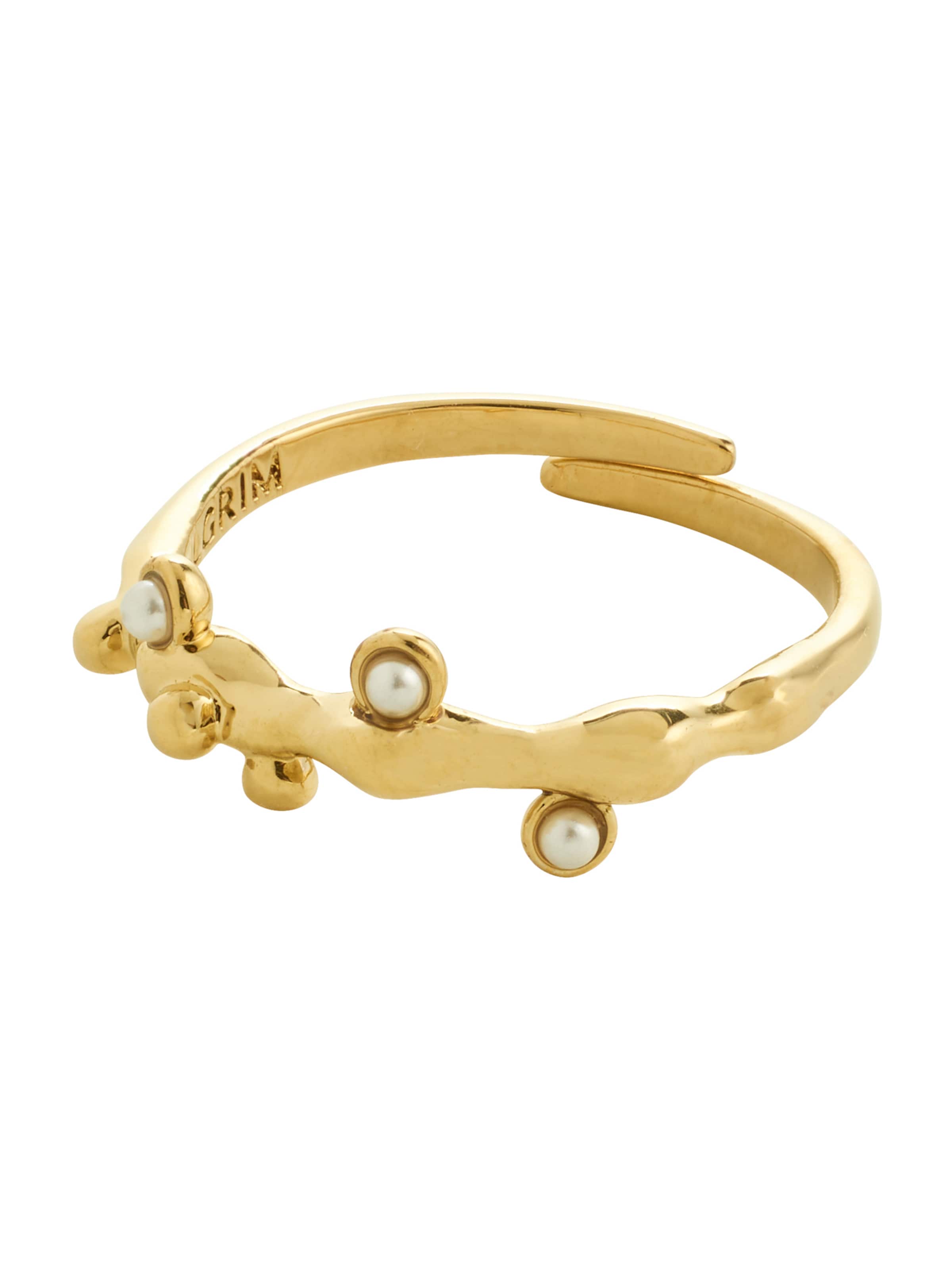 Pilgrim Sõrmus 'Lulu', värv Kuld: eest vaates