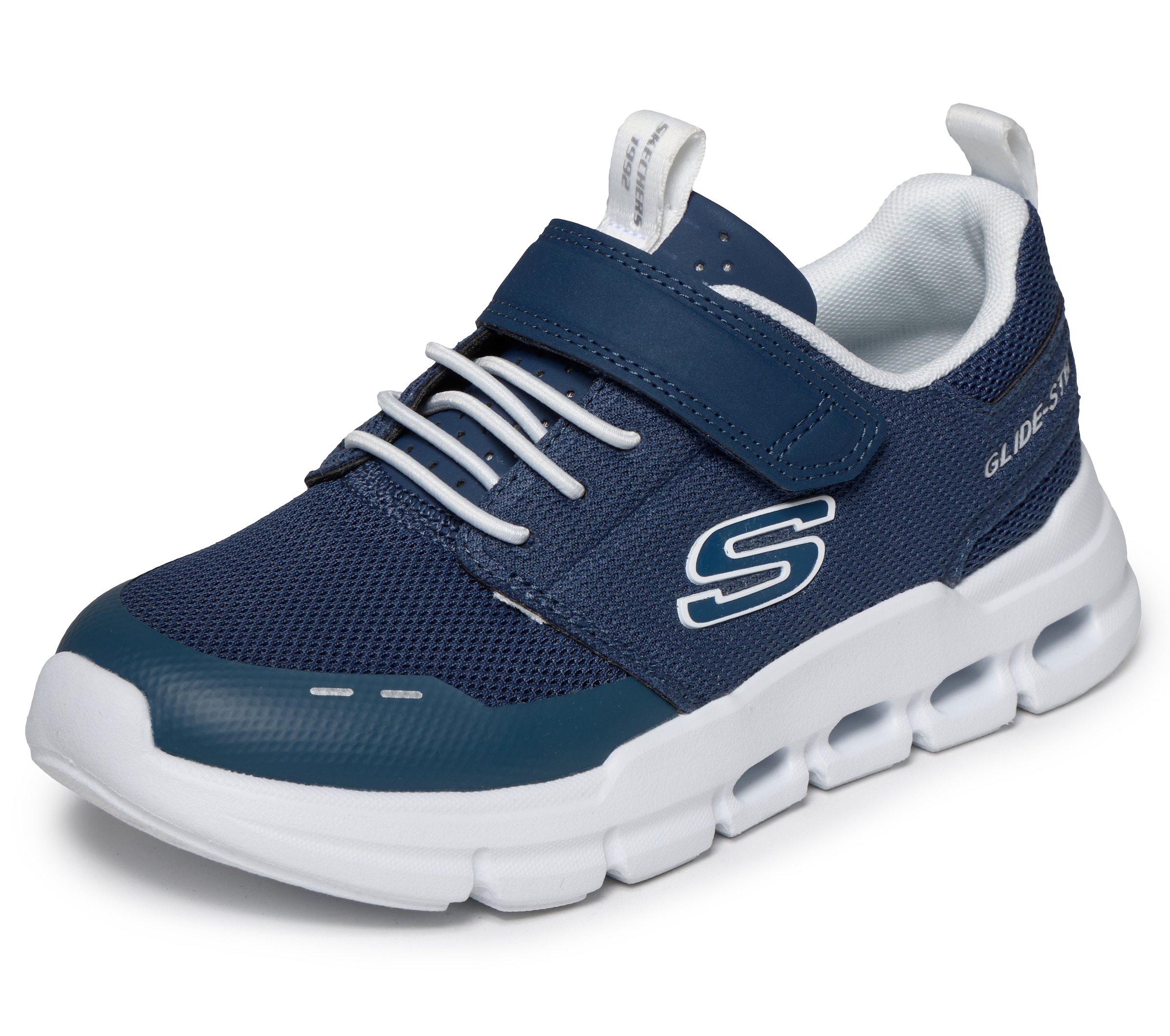 SKECHERS Superge 'GLIDE-STEP FLOW' | modra barva: sprednja stran
