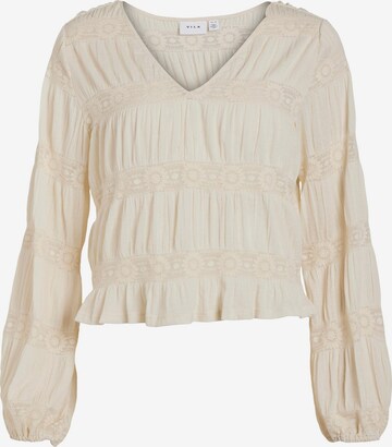 VILA - Blusa 'Lea' en beige: frente