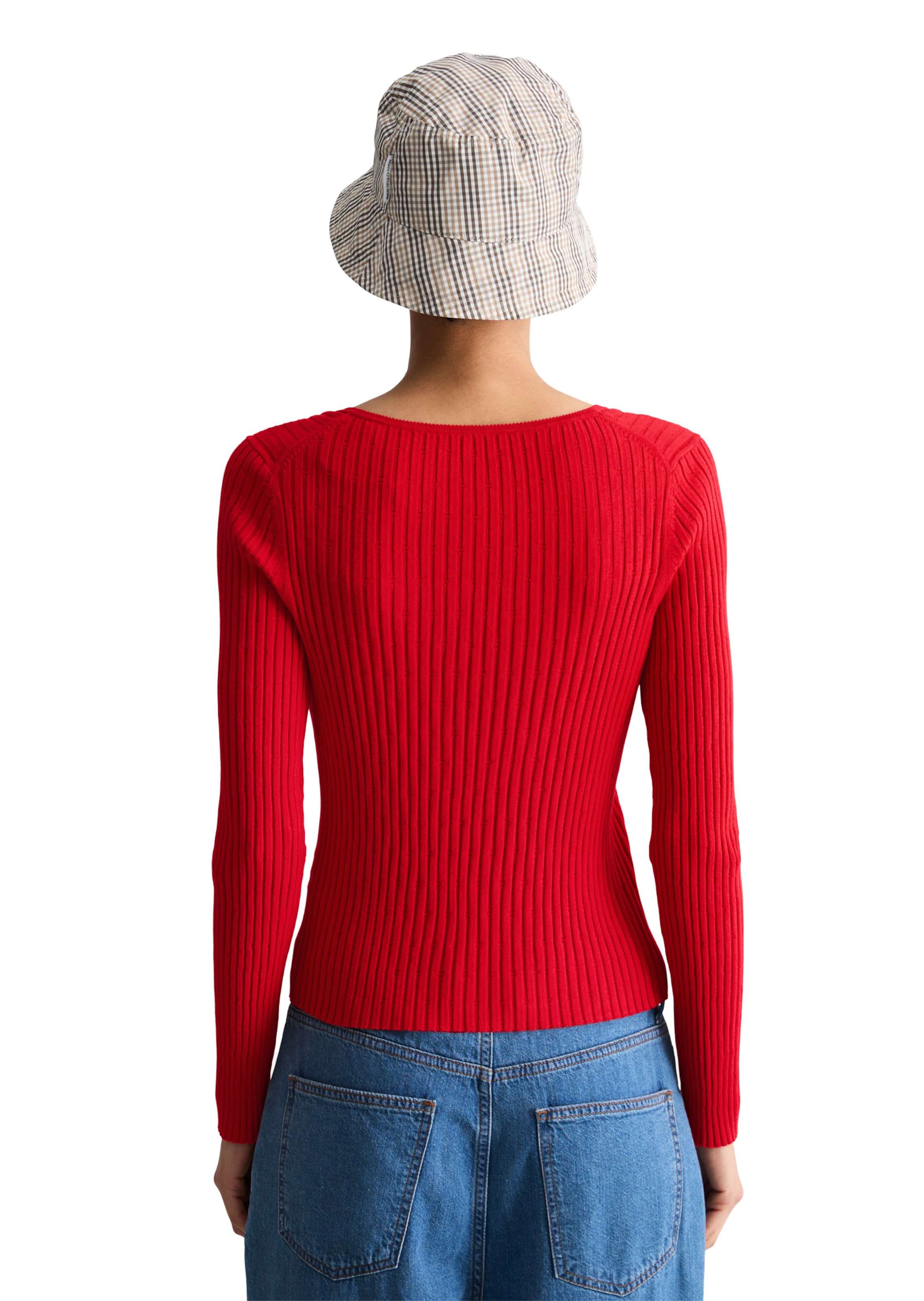 Marc O'Polo DENIM Gebreid vest in Rood