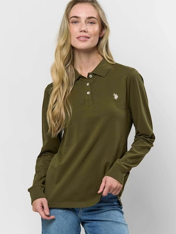 U.S. POLO ASSN. Shirts ' Lise ' i grøn: forside