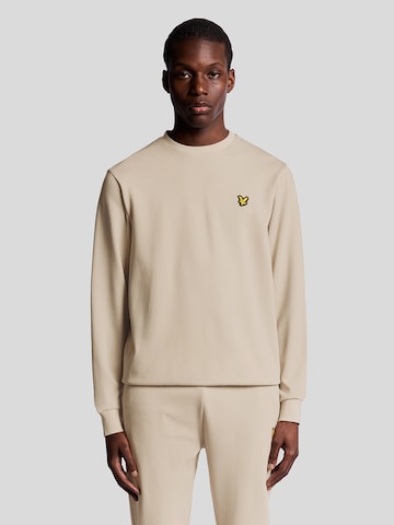 Lyle & Scott Trui in Beige: voorkant