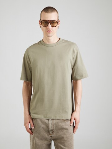 SELECTED HOMME T-Shirt 'SLHCOLMAN' in Grau: Vorderseite