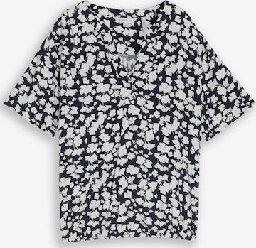 Chemisier TOM TAILOR en bleu : devant