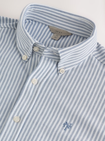Next Regular fit Button Up Shirt in Blue