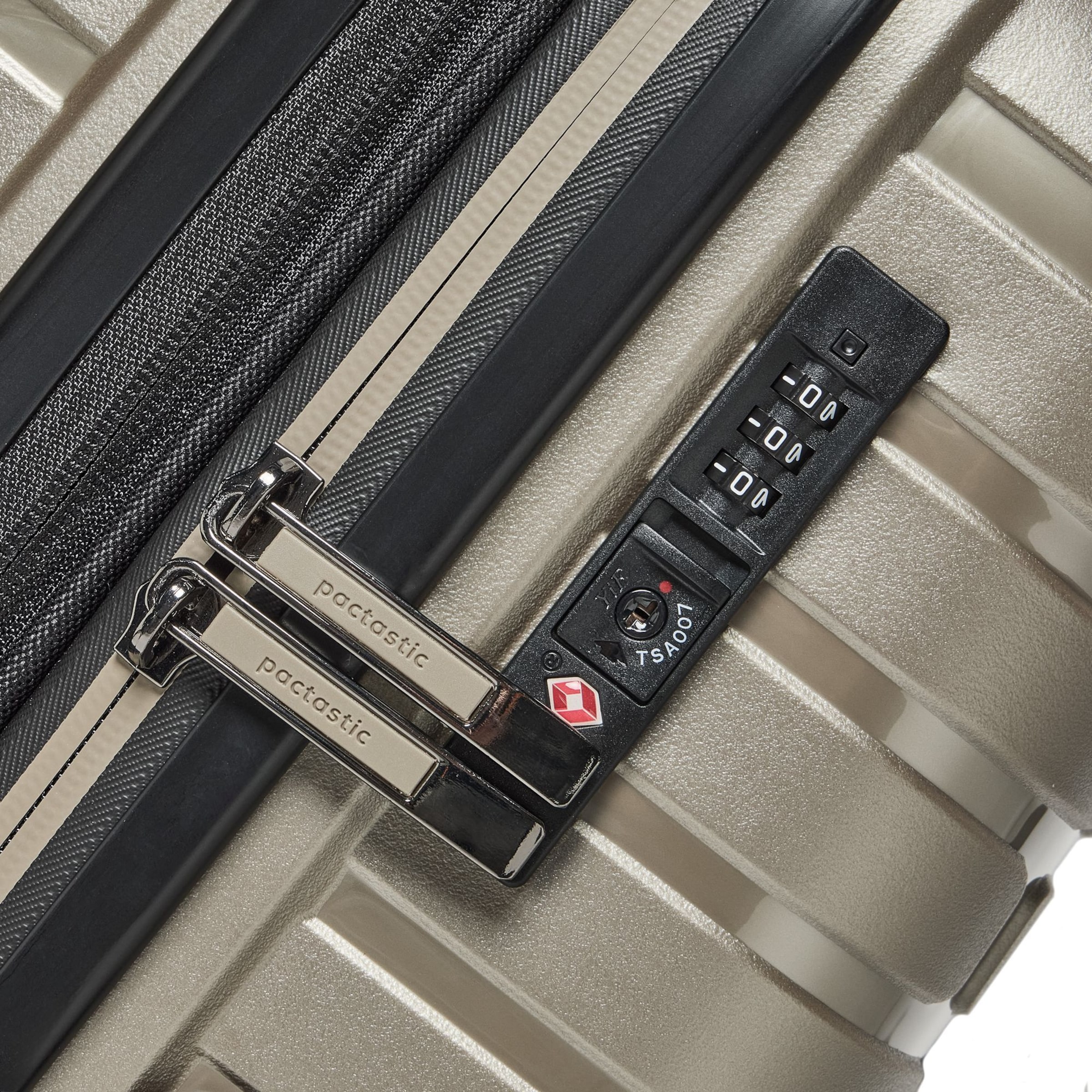 Pactastic Suitcase set in Beige