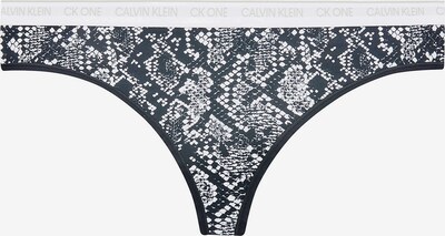 Calvin Klein Underwear Plus String in grau / schwarz / weiß, Produktansicht